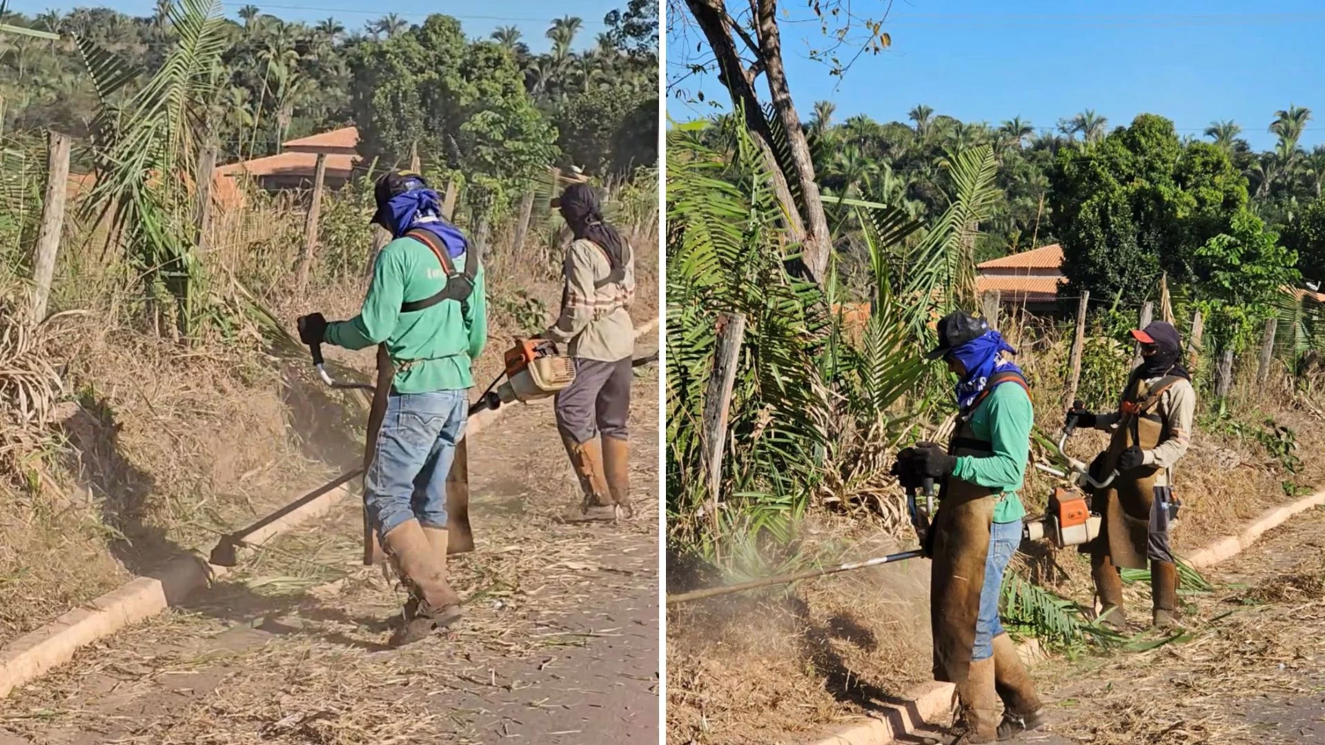 Prefeito reforça serviços de limpeza e manutenção urbana na sede de Buritirana