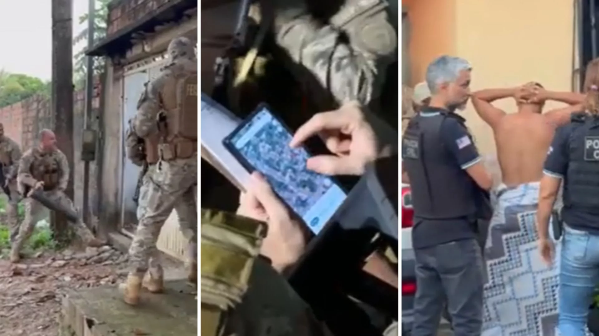 VÍDEO: Polícia mira grupo que expulsava moradores e controlava bairros