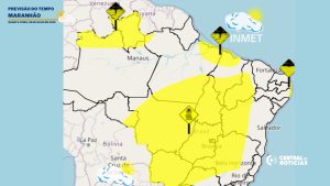 MA tem alerta chuvas intensas e baixa umidade nesta quarta (9)