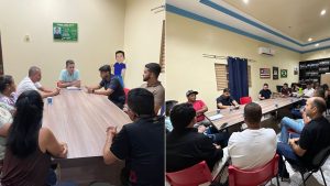 Presidente Roni Marcelino recebe visita de assessores da Secretaria de Estado da Saúde