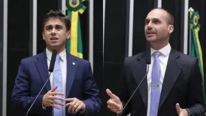 Aliado de Bolsonaro vira alvo de Eduardo