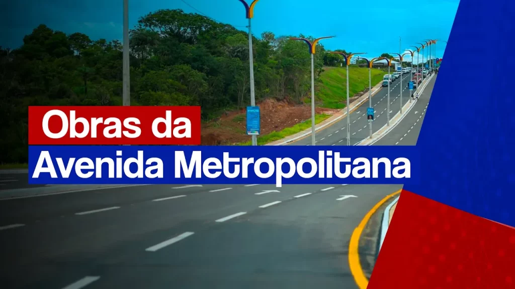 Morador mostra andamento das obras da Avenida Metropolitana