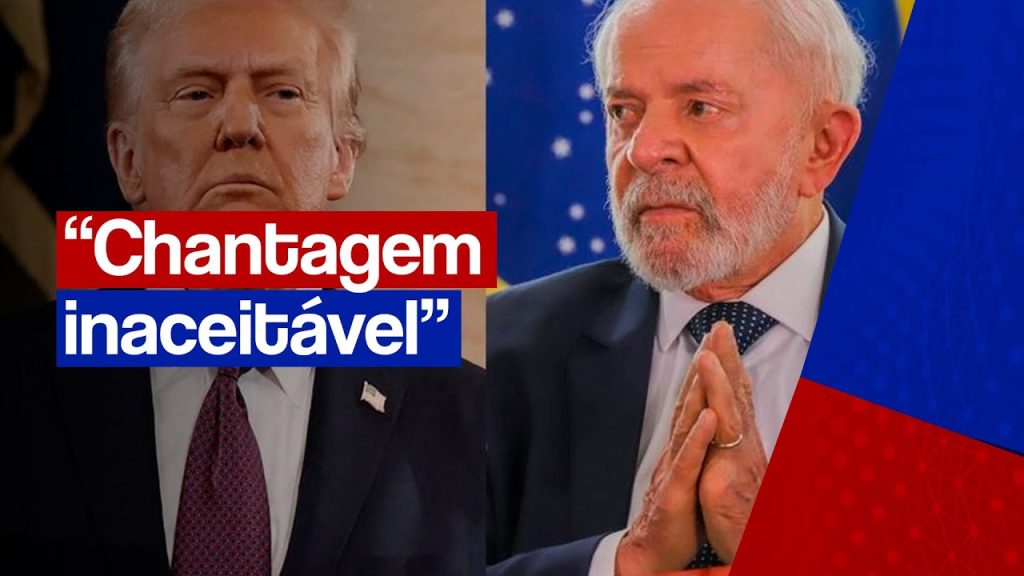 Lula critica “chantagem inaceitável” de Trump