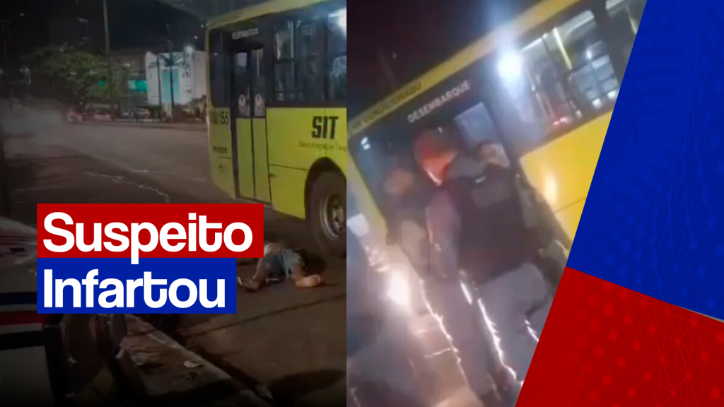 Suspeito infarta durante tentativa de assalto a ônibus em São Luís