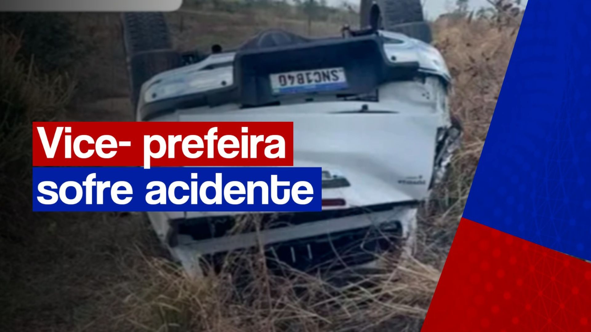 Prefeita em exercício de Lago da Pedra sofre acidente na BR-135