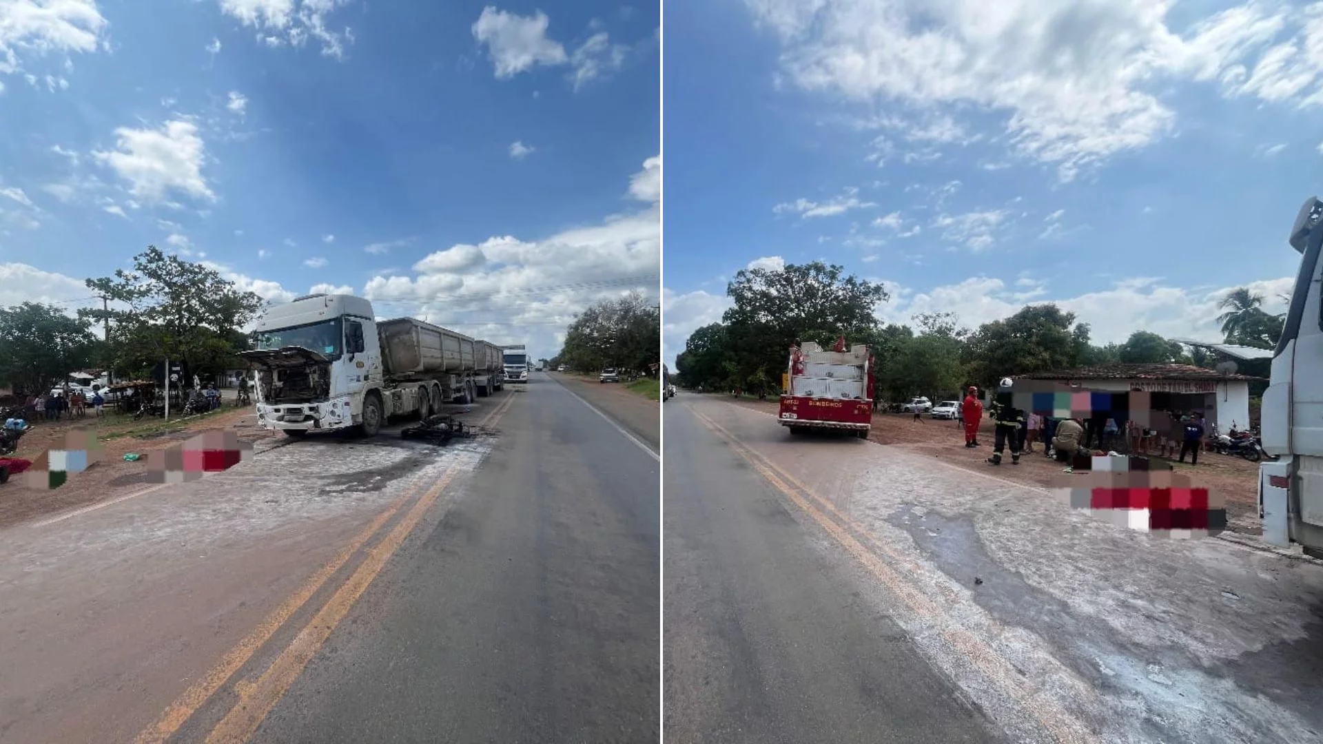 VÍDEO: Colisão grave deixa duas vítimas na BR-135