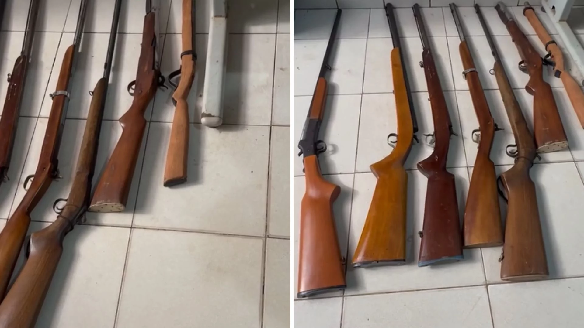 VÍDEO: Polícia Militar apreende arsenal dentro de residência