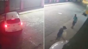 VÍDEO: Criminosos arrombam joalheria com veículo e causam prejuízos