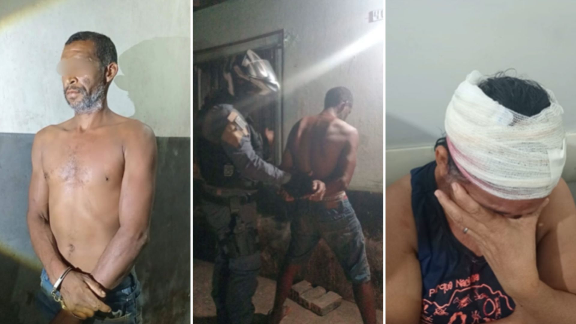 Homem é preso acusado de agredir a própria mãe