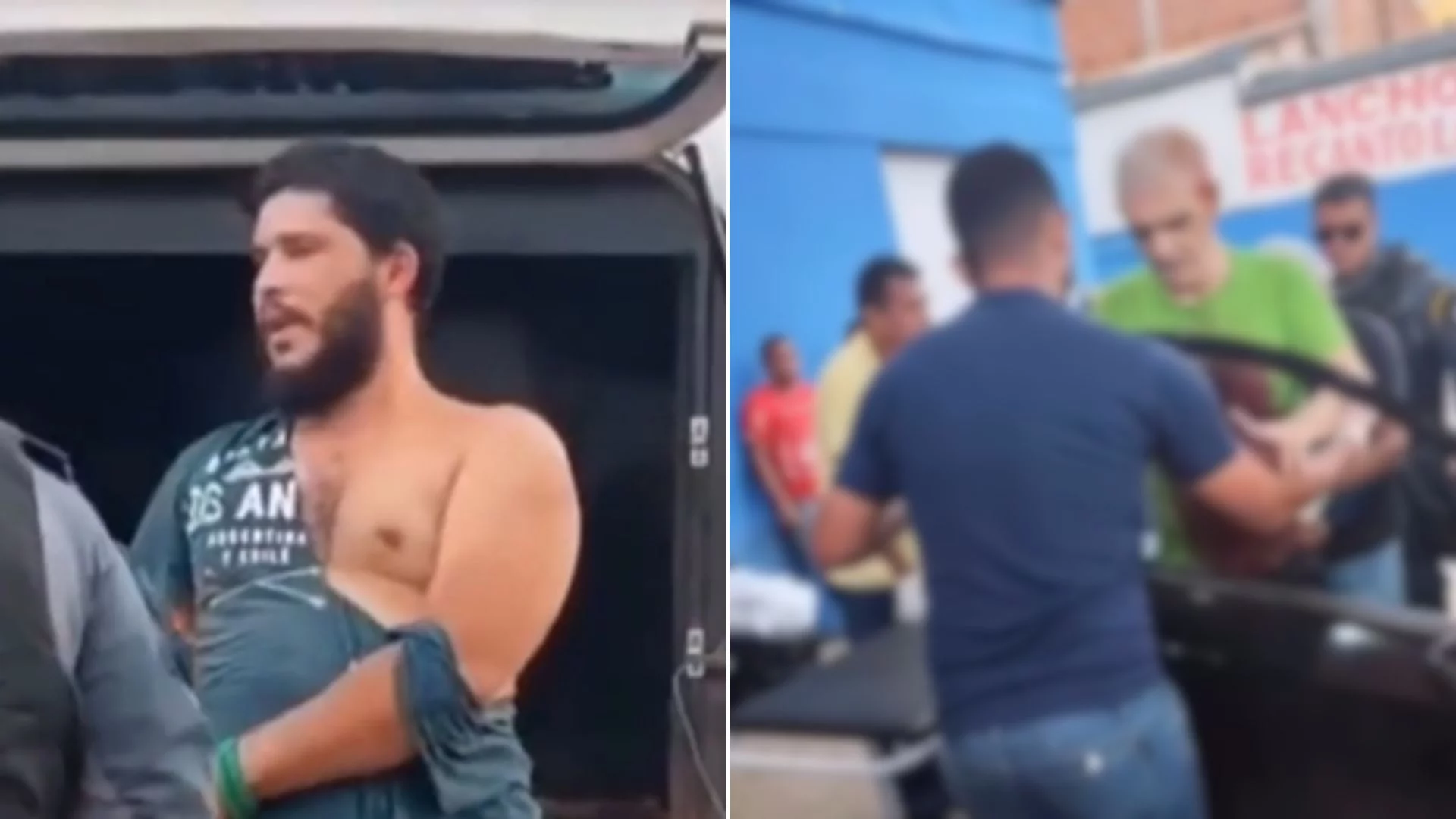 Homem é preso após esfaquear o próprio pai