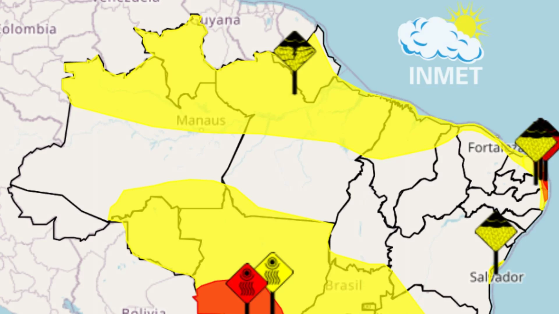 Maranhão tem alerta amarelo para chuvas nesta sexta (15)