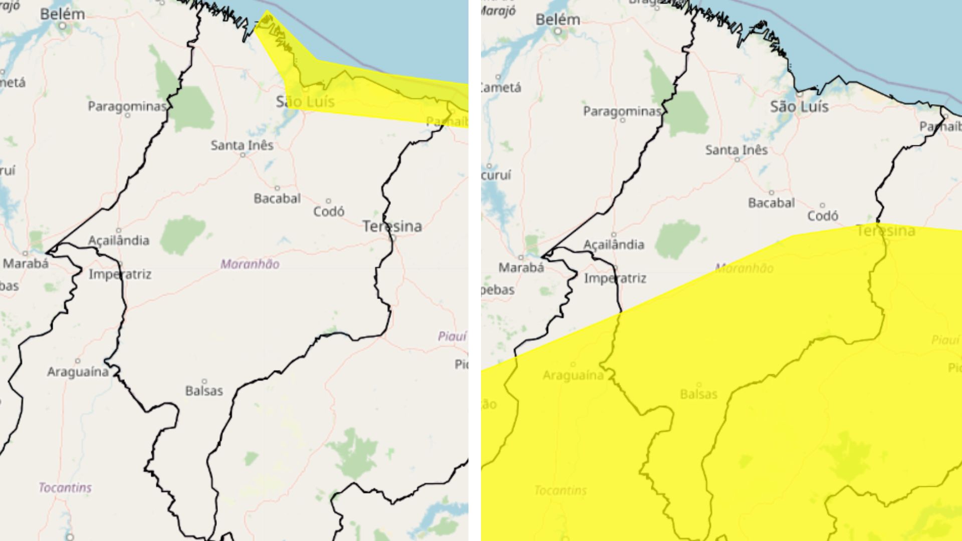 Maranhão mantém alertas de vento costeiros nesta terça (19)