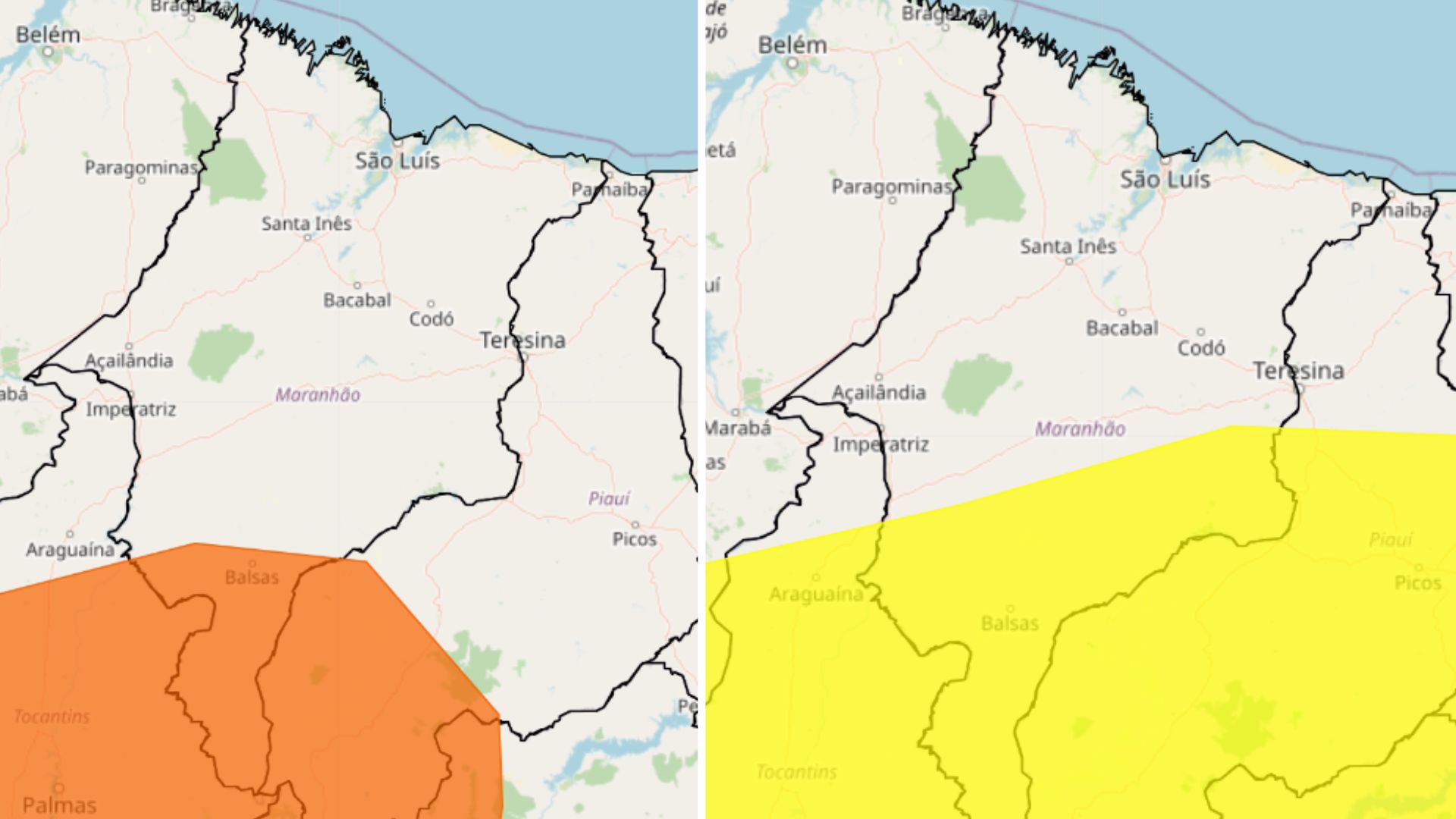 Maranhão segue com dois alertas para baixa umidade
