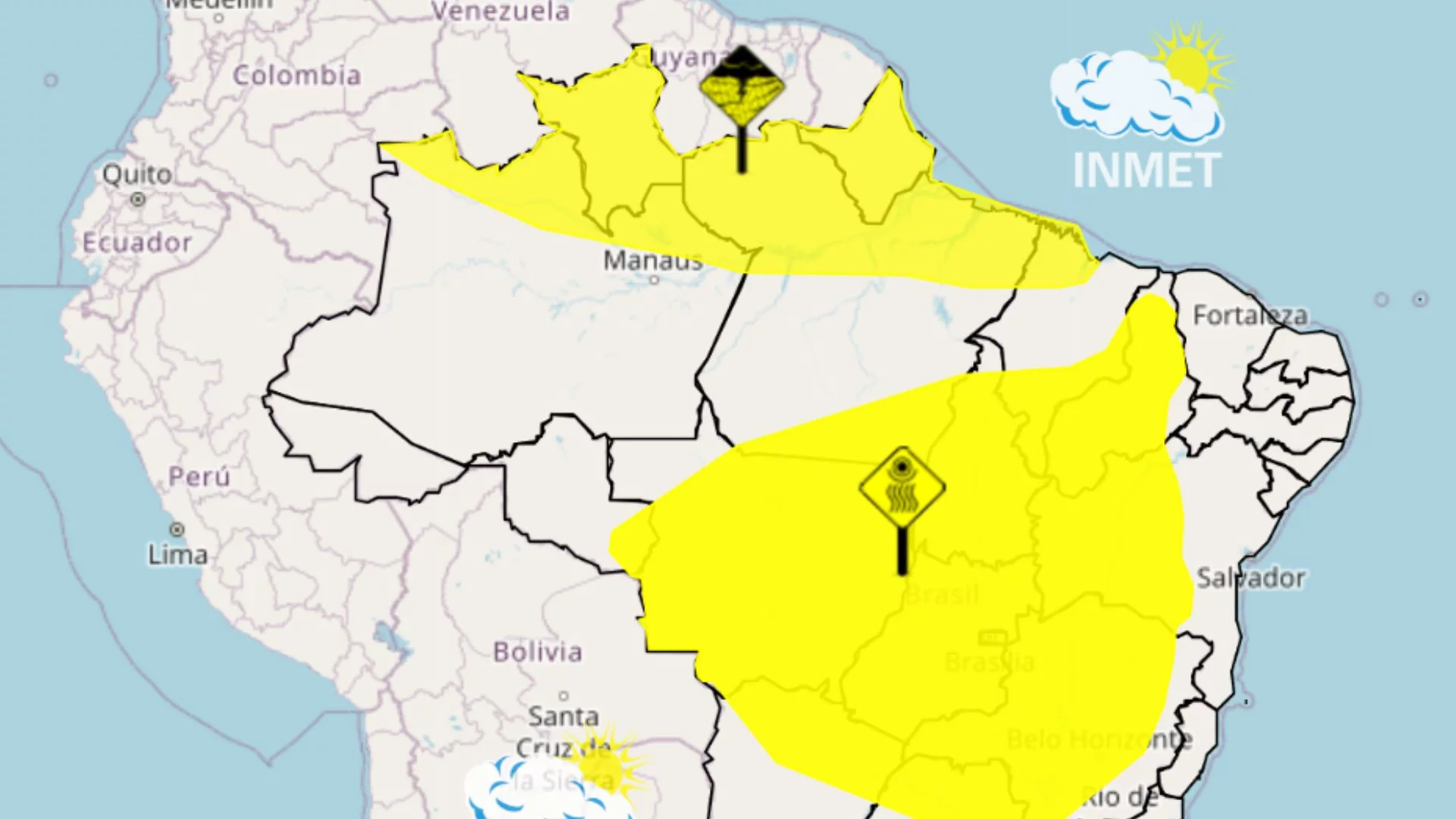 Maranhão tem dois alertas de perigo potencial nesta quinta (7)