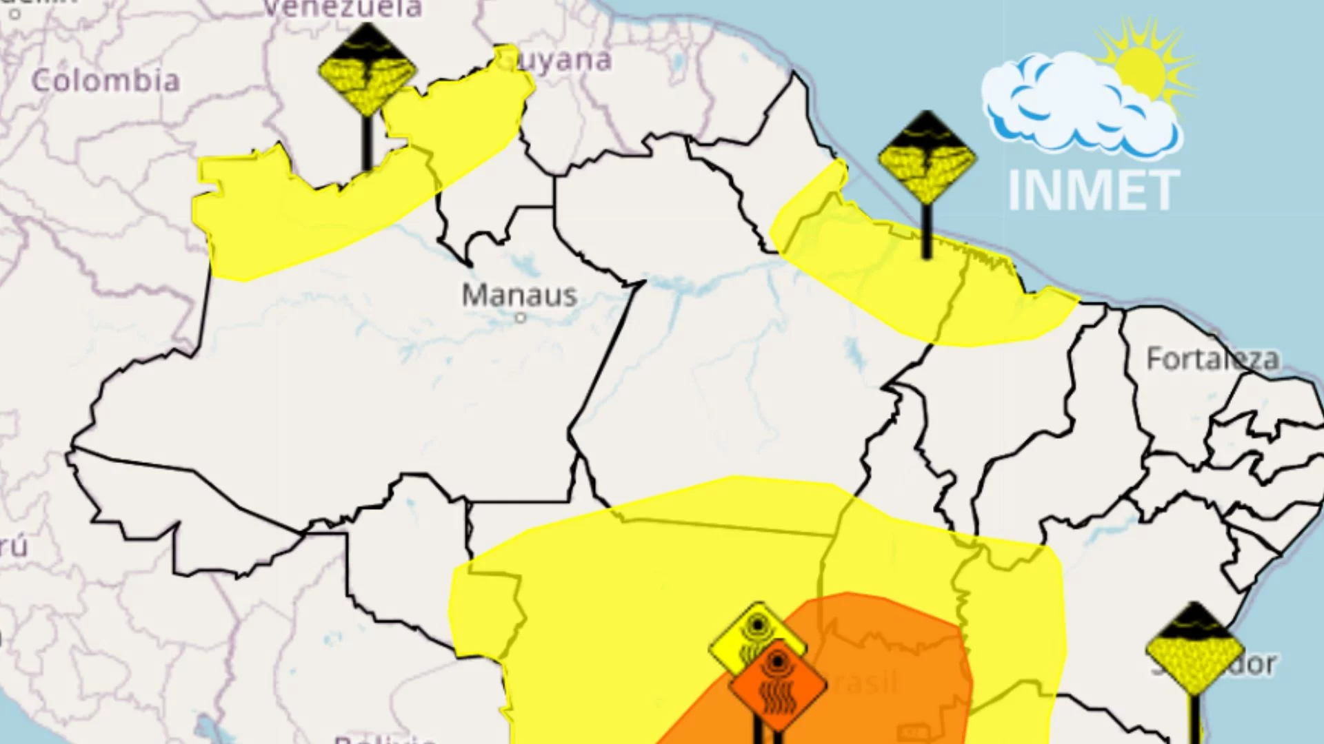 Maranhão tem alerta para chuvas em 99 municípios