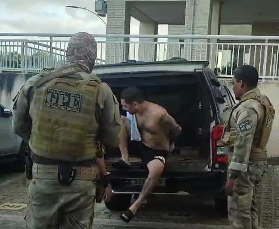 VÍDEO: Líder de facção criminosa de Porto Alegre é preso no MA