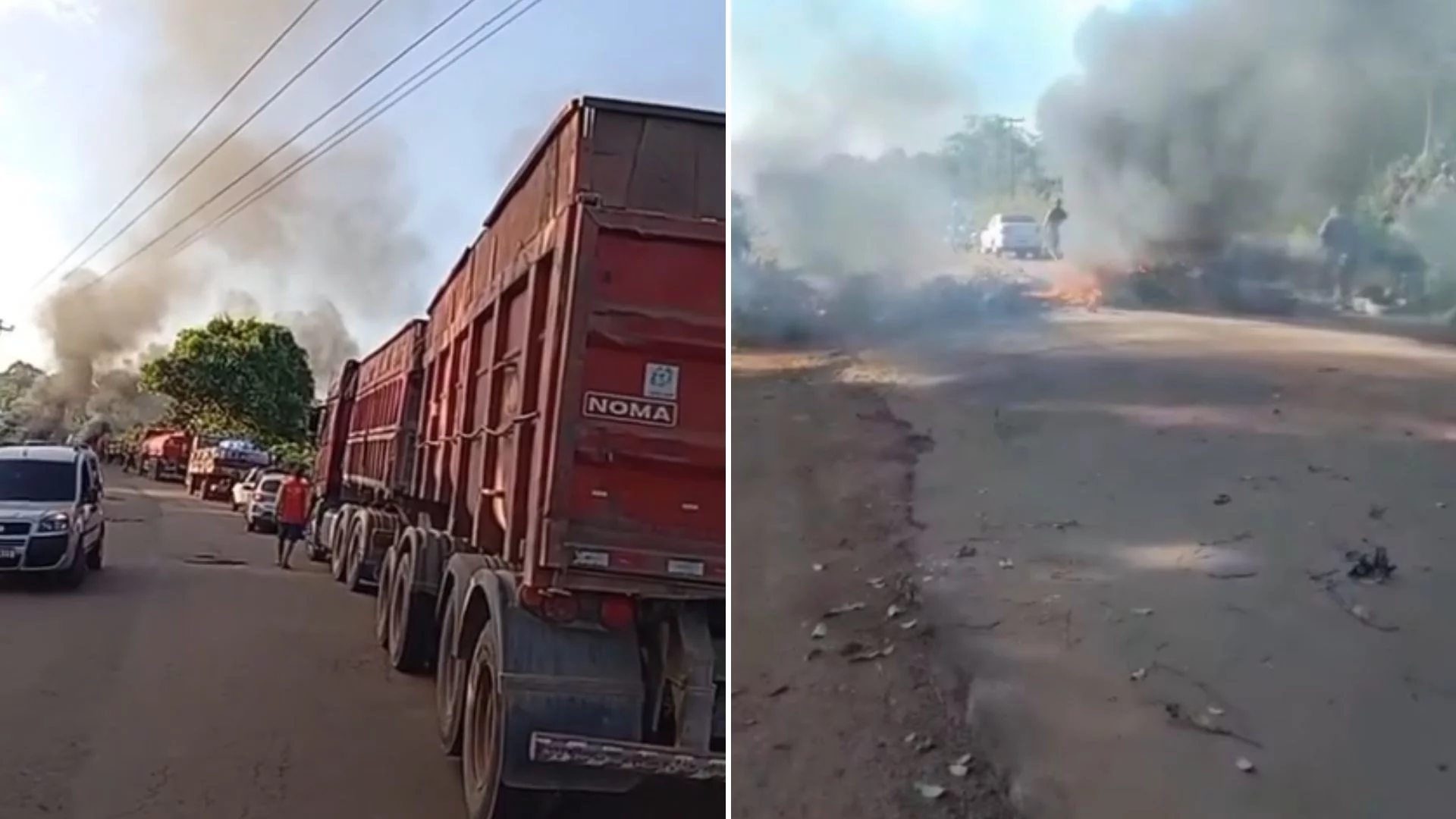 VÍDEO: Moradores bloqueiam MA-014 na Baixada Maranhense