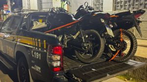 VÍDEO: PRF recupera duas motocicletas roubadas em Caxias