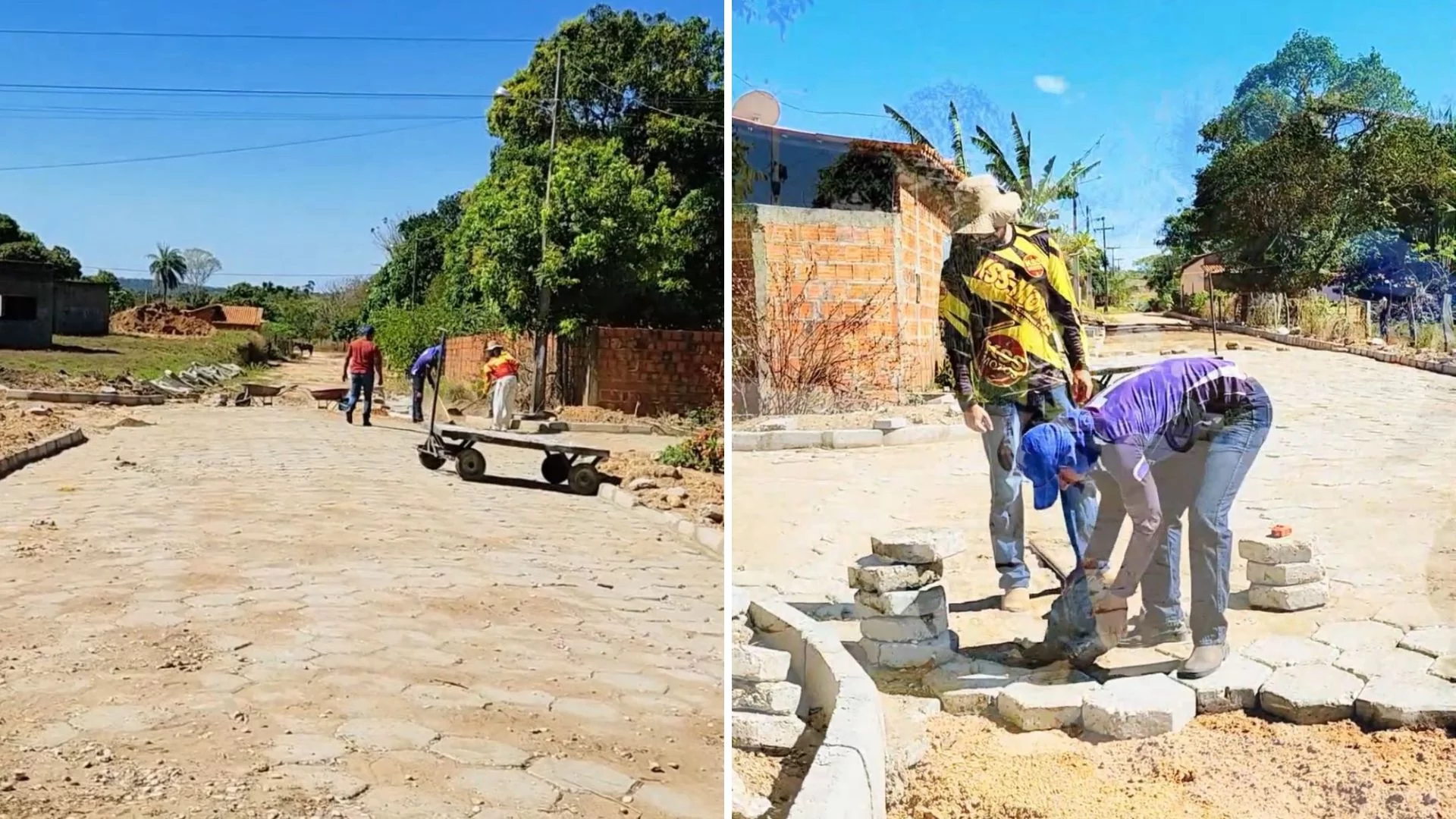Prefeito Tony Brandão transforma infraestrutura urbana com obras de pavimentação