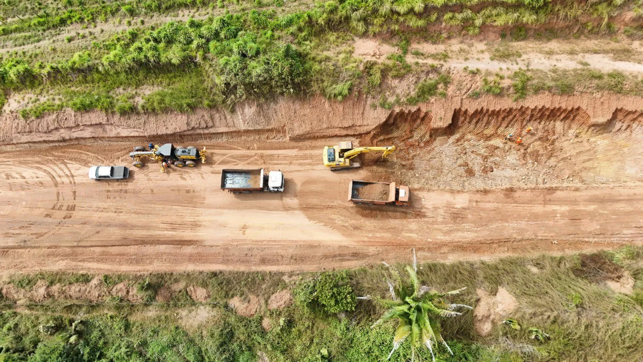Obras de pavimentação da MA-247 avançam no Médio Mearim