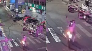 VÍDEO: Polícia procura suspeito de efetuar disparos em via pública