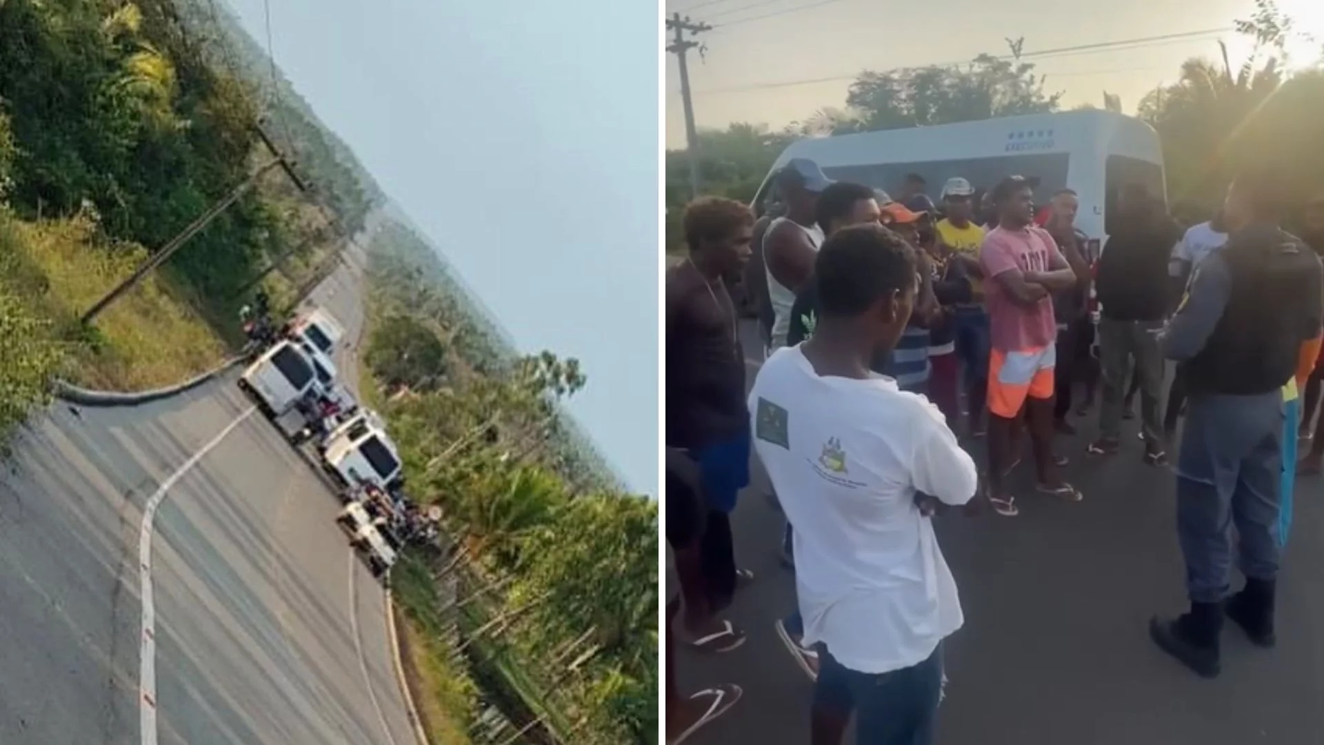 VÍDEO: Protesto interdita rodovia MA-208