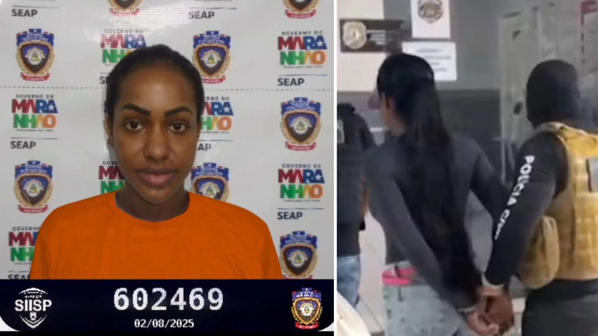 Influenciadora Tainá Sousa é levada para penitenciária