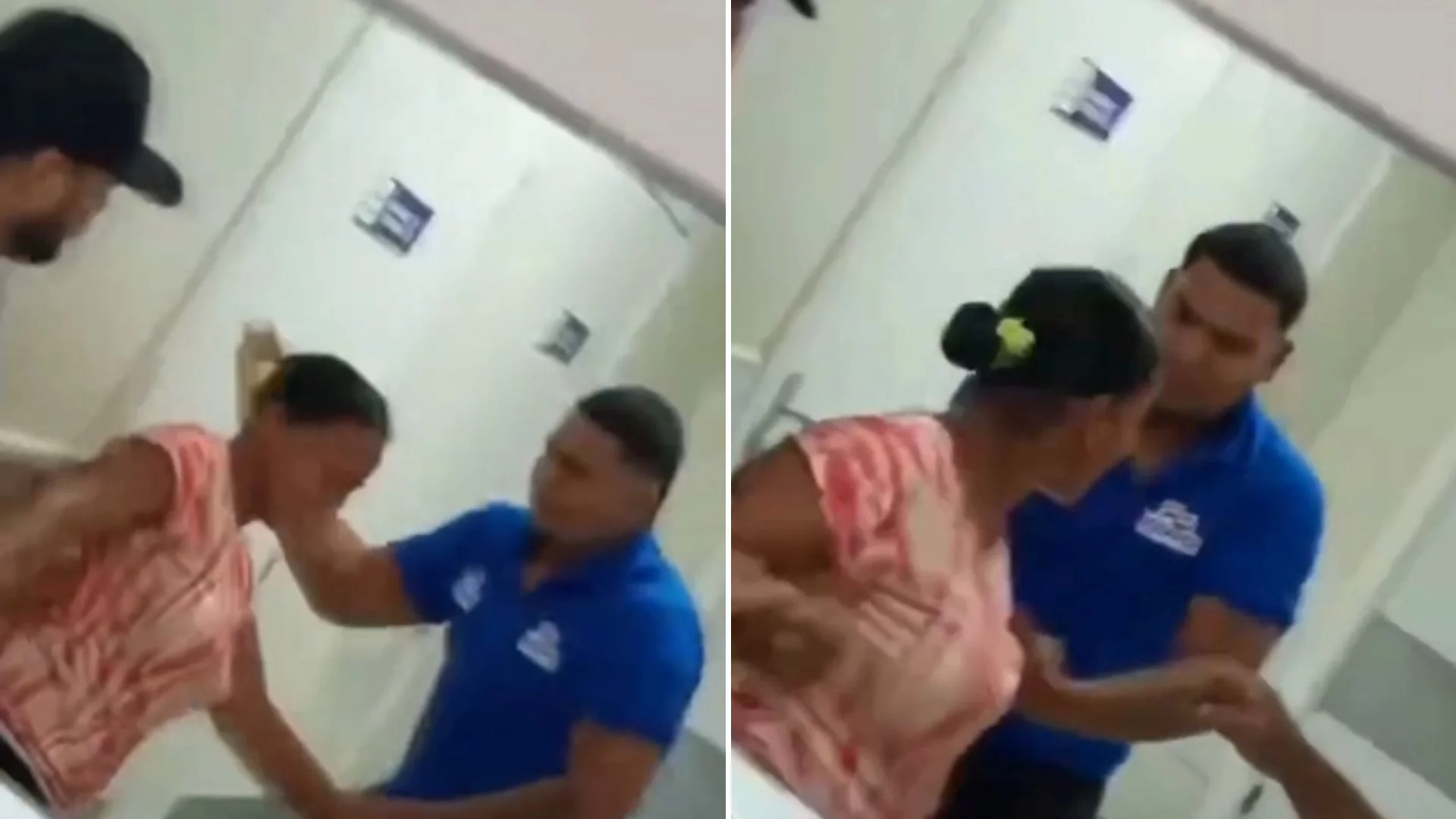 VÍDEO: Vigilante agride paciente em surto psiquiátrico em hospital