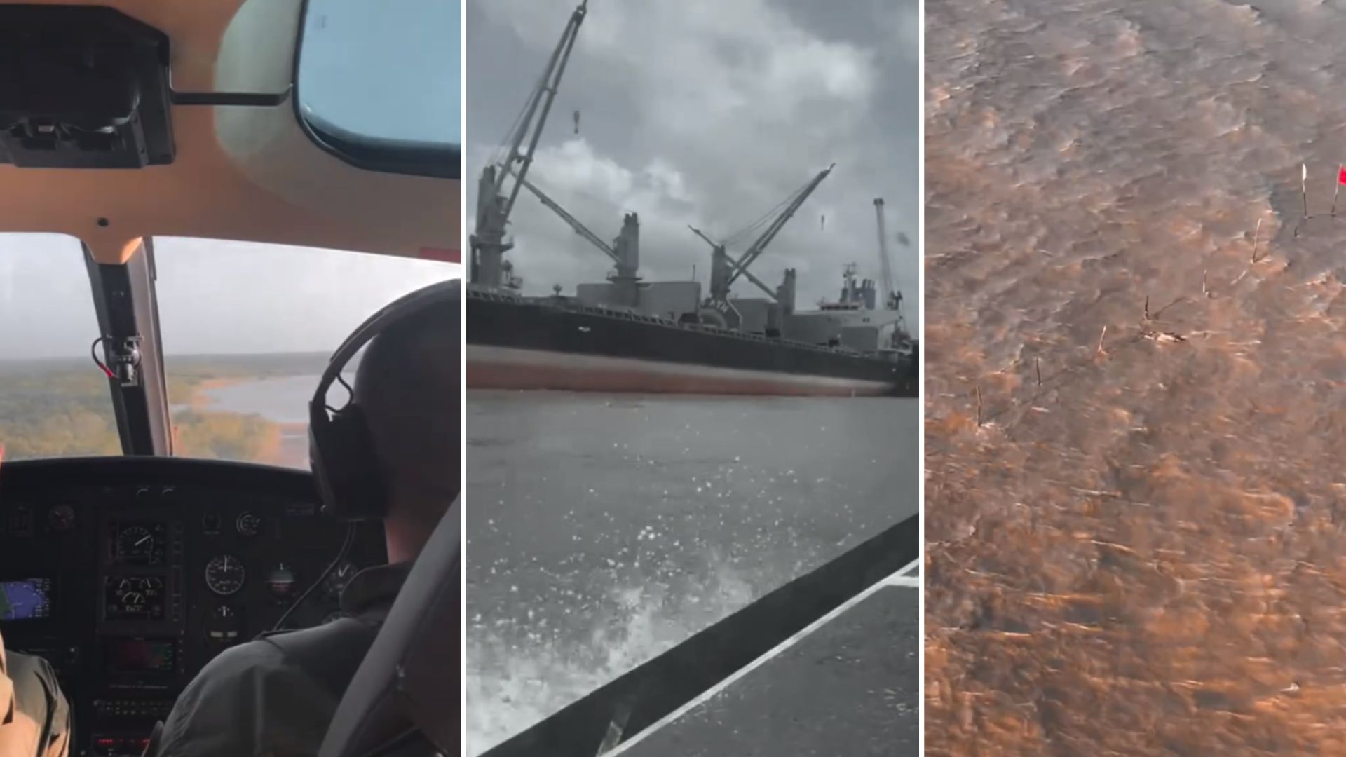 VÍDEO: Corpo recuperado e tripulantes à deriva são resgatados