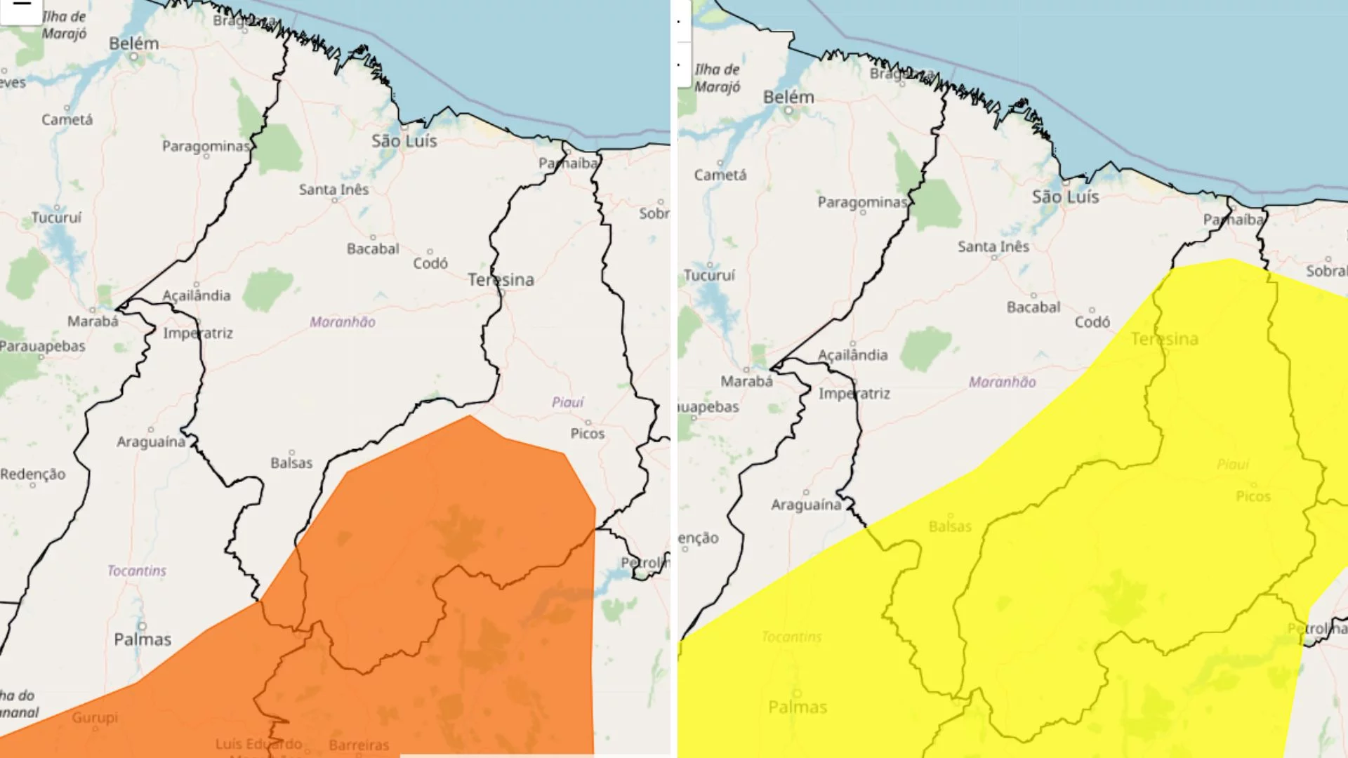 Maranhão tem calor e alertas de baixa umidade nesta terça (30)