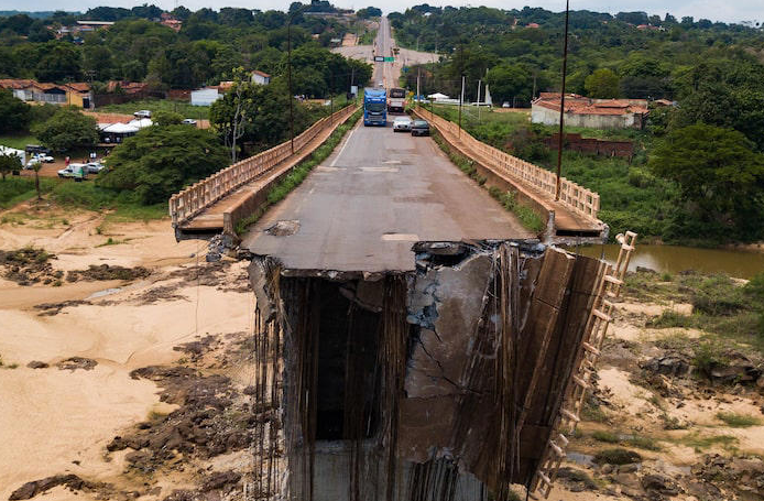Porto Franco entra em estado de emergência por queda de ponte