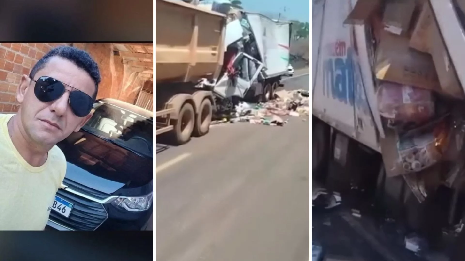 VÍDEO: Motorista de caminhão morre ao colidir em carreta na BR-230