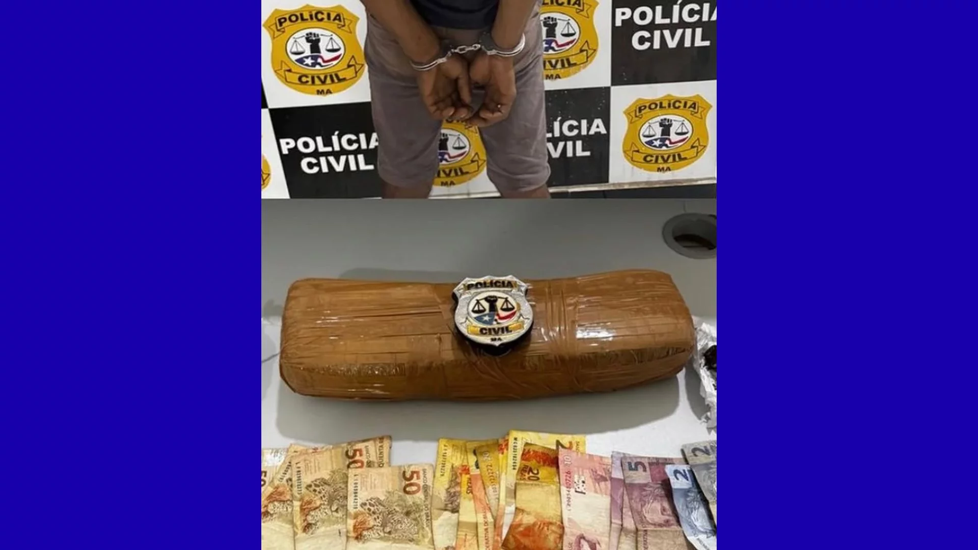 Polícia Civil prende homem com grande quantidade de drogas