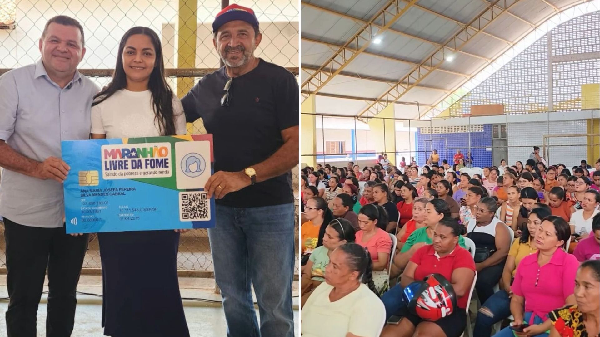 Prefeitura e Governo entregam cartões do Programa Maranhão Livre da Fome em Buritirana