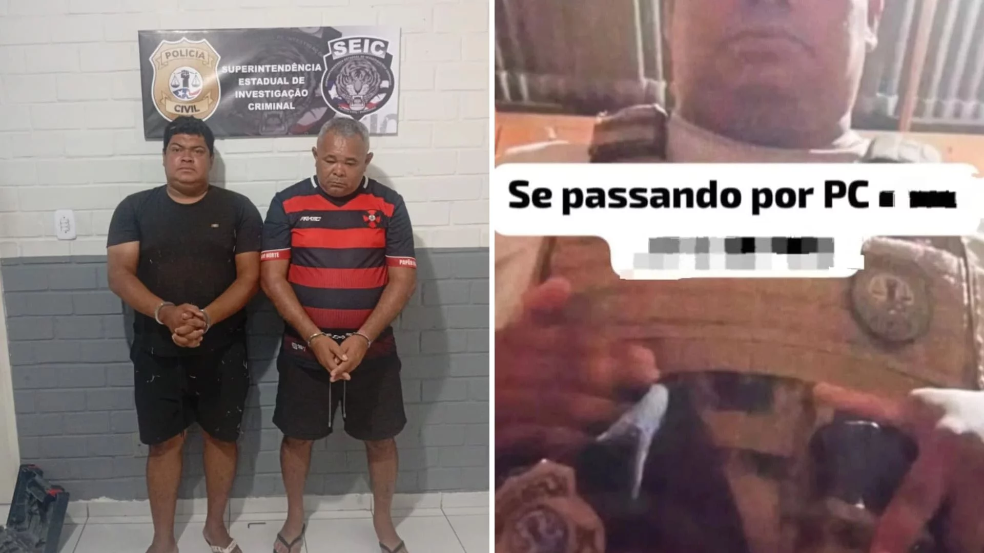 Falsos policiais são presos suspeitos de comercializar armas