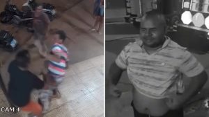 VÍDEO: Homem é morto a golpes de faca na porta de estabelecimento
