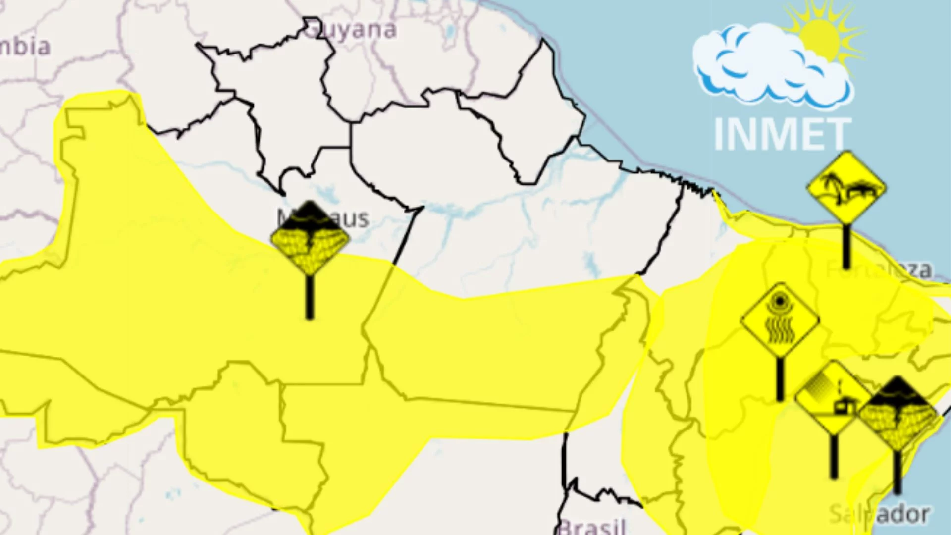 MA tem alertas de vendaval e baixa umidade nesta sexta (26)