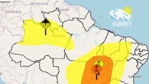 Maranhão tem alerta laranja e amarelo nesta segunda-feira (8)