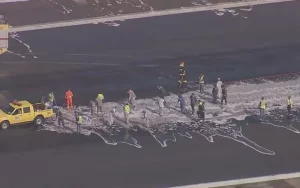 VÍDEO: Vazamento de óleo paralisa aeroporto no Rio de Janeiro
