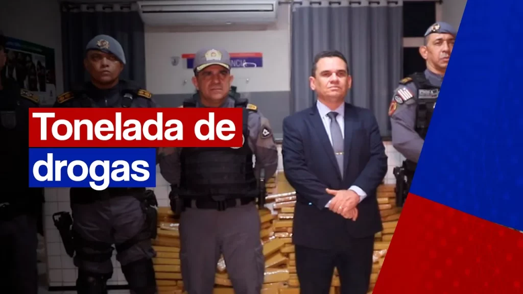 Operação impacto apreende 1 toneladas de drogas