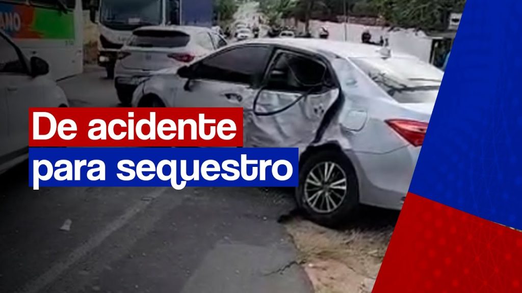 Tentativa de extorsão contra colombianos termina em acidente