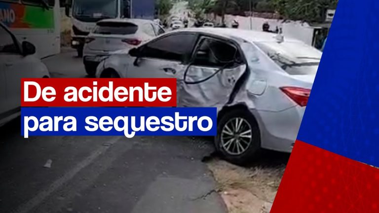 Tentativa de extorsão contra colombianos termina em acidente