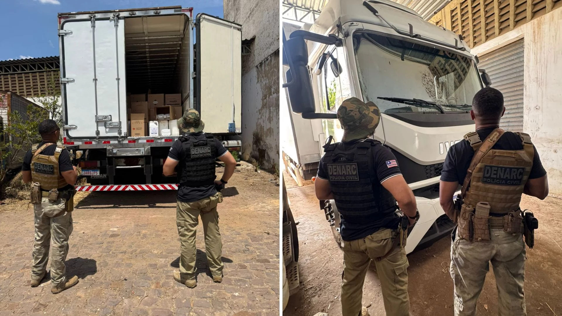 Caminhão e defensivos agrícolas roubados são recuperados