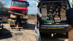 Polícia apreende mais de 140 kg de maconha em caminhão-guincho