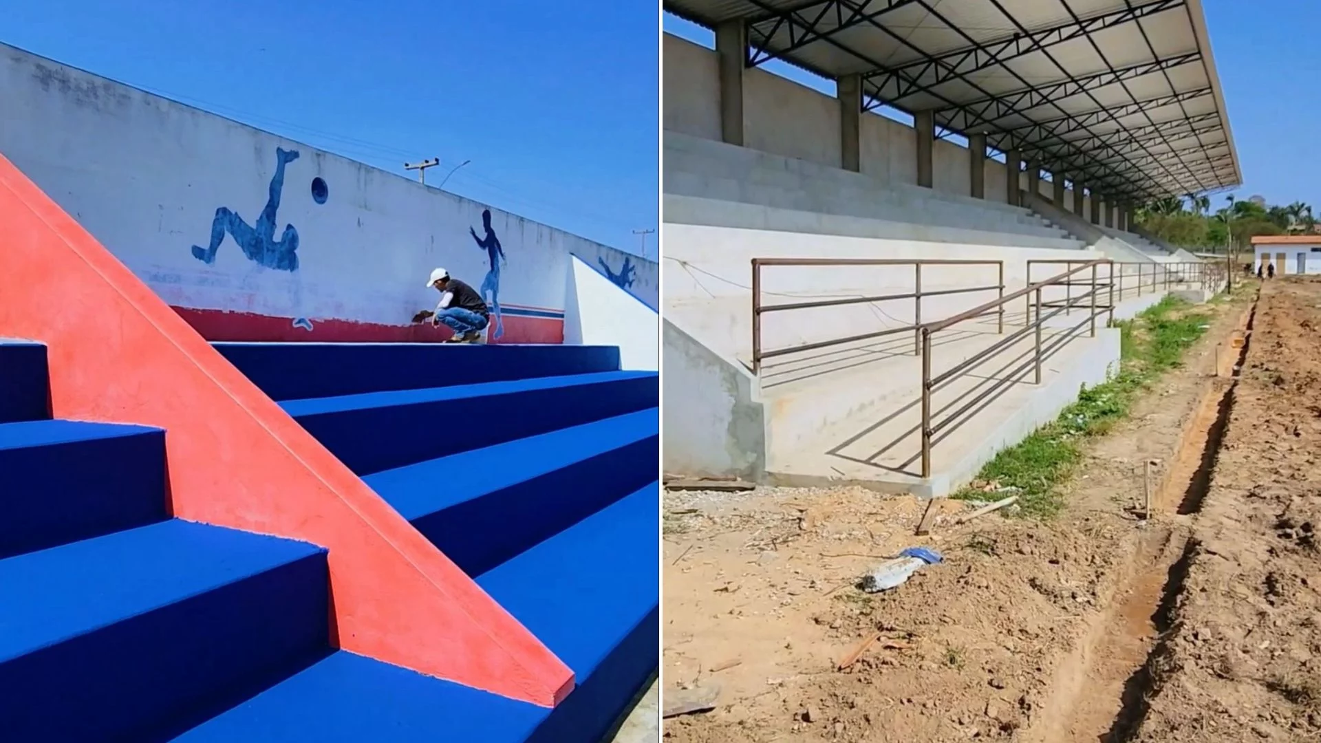 Buritirana avança na reconstrução do estádio Elias Baixinho