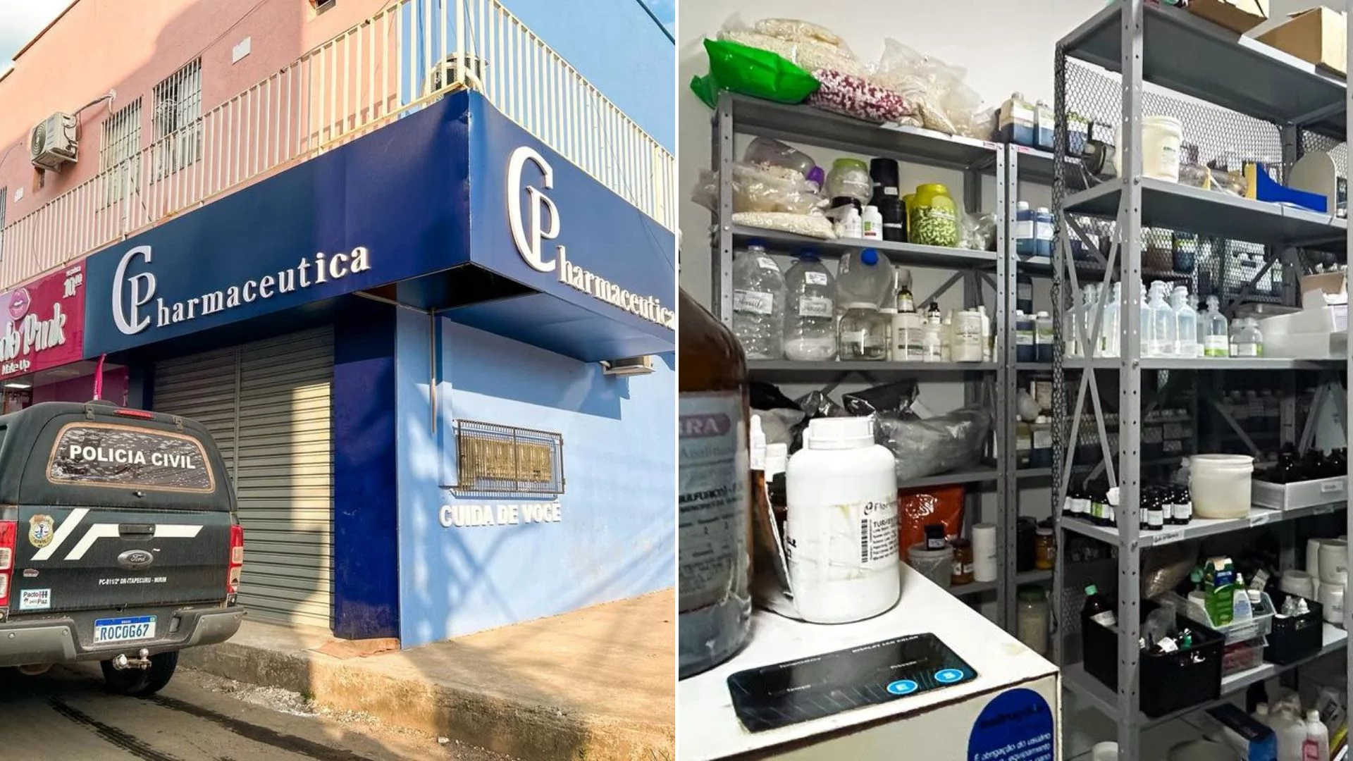 ÁUDIO: Polícia fecha laboratório clandestino de medicamentos no MA