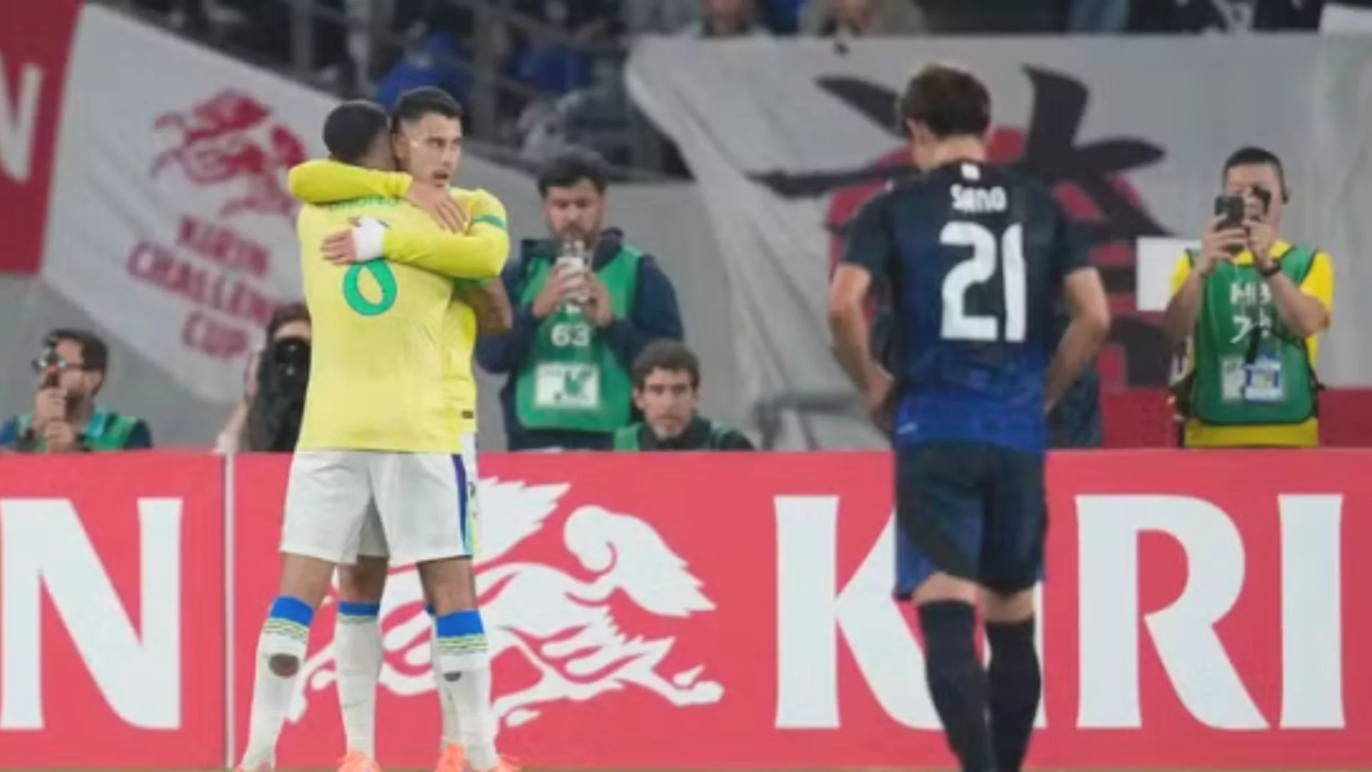 Brasil perde de virada e pela primeira vez para o Japão