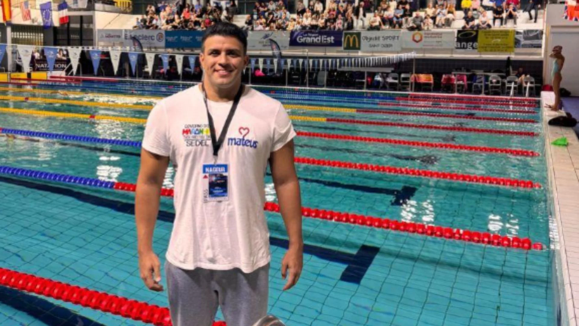 Maranhense é destaque em competição de natação na França