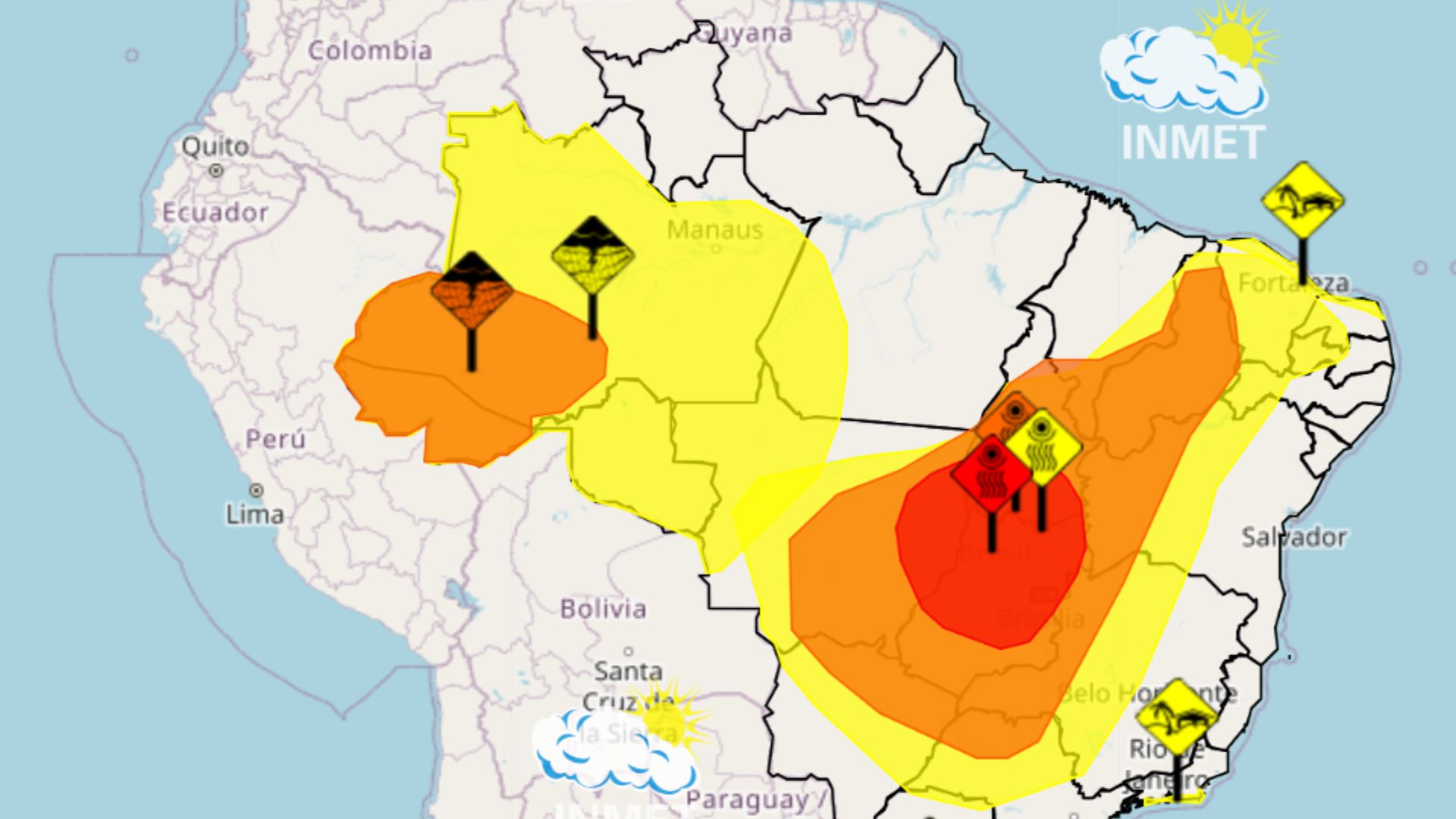 Maranhão tem alertas de perigo nesta quinta-feira (2)