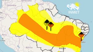 Maranhão tem dois alertas de chuvas intensas  nesta segunda (20)
